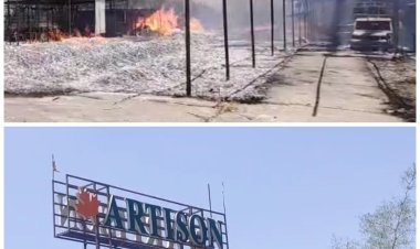 MP News: देवास में आरटीसन कंपनी में लगी आग, दो वाहन जलकर खाक
