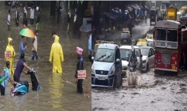 Maharashtra Rains : बारिश से मुंबई बेहाल, सड़क रेल व विमान सेवाएं प्रभावित