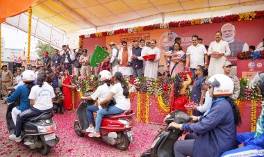 MP NEWS : CM डॉ.यादव ने भोपाल में अहिल्या वाहिनी बाइक रैली को दिखाई हरी झंडी