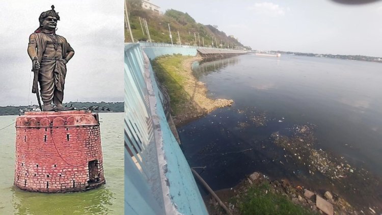 करोड़ों खर्च के बाद भी बड़े तालाब में मिल रहा गंदे नालों का पानी