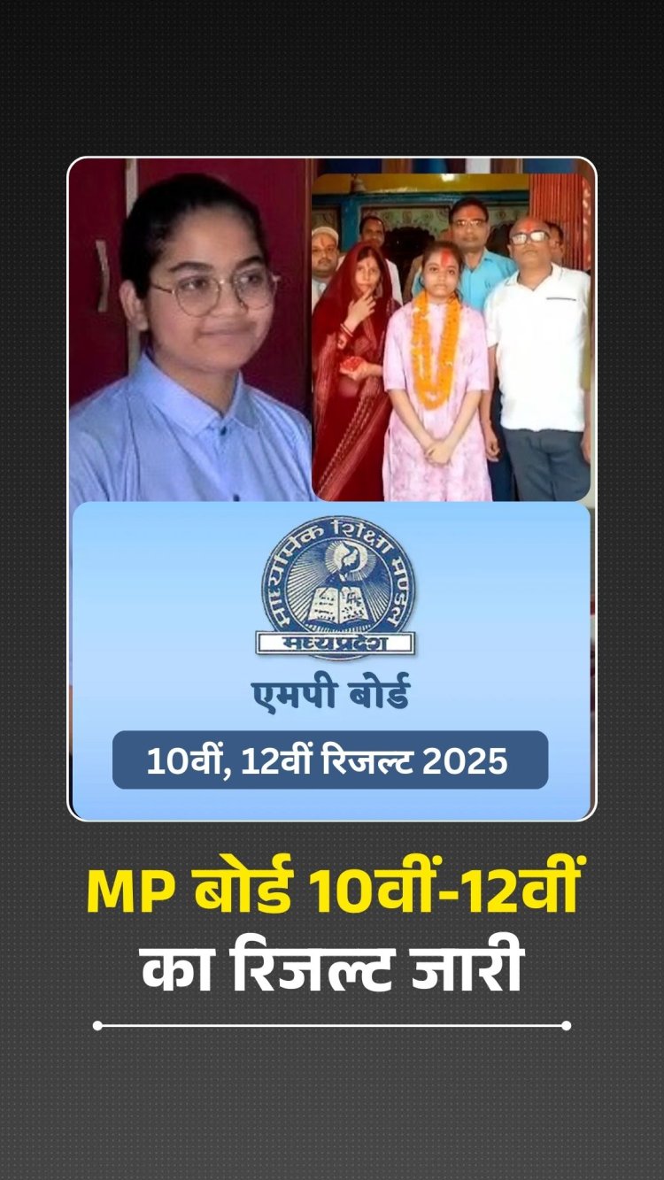 MP Board Results 2025 : 12वीं में स्टेट टॉपर रही प्रियल द्विवेदी, सिंगरौली की प्रज्ञा को 500/500, देखिए मेरिट लिस्ट