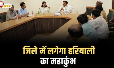 जिले में लगेगा हरियाली का महाकुंभ: एक लाख पौधे लगाकर बनेगा ग्रीन रीवा