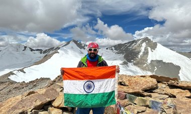 सतना के रत्नेश ने 3 दिन में फतह की 20 हजार से ऊंची 4 चोटियां