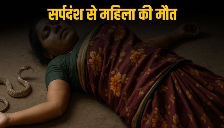 सर्पदंश से महिला की मौत, झाड़-फूंक में उलझे रहे परिजन, समय पर नहीं मिला इलाज