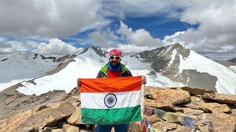 सतना के रत्नेश ने 3 दिन में फतह की 20 हजार से ऊंची 4 चोटियां