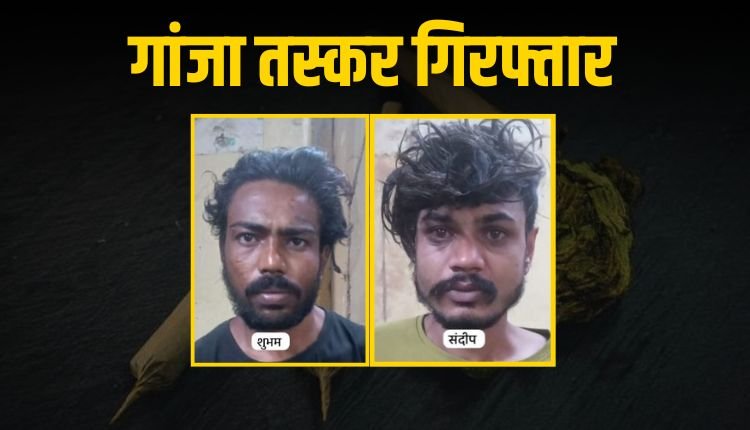 इंदौर 1.7 किलो गांजा के साथ दो आरोपी गिरफ्तार, एक्सेस बाइक भी जब्त