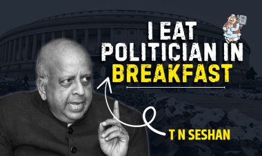 कहानी चुनाव आयुक्त टीएन शेषन की जो कहता था, नास्ते में नेता खाता हूं