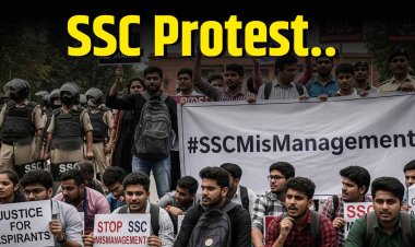 SSC अभ्यर्थियों का विरोध प्रदर्शन, लाठीचार्ज और गिरफ्तारी