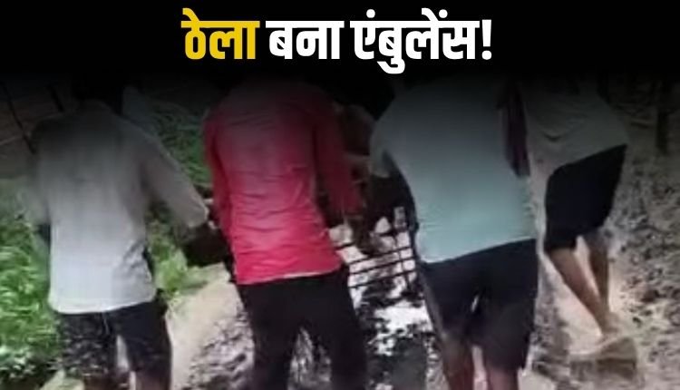 रीवा: सड़क न होने से बीमार बुजुर्ग को ठेले पर ले जाना पड़ा, मदरो गांव की बदहाली उजागर