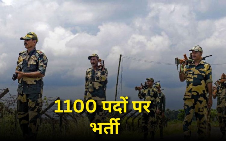 BSF Recruitment 2025: बीएसएफ में 1100 हेड कांस्टेबल की भर्ती शुरू, 12वीं पास युवाओं को मिलेगी 81,100 सैलरी