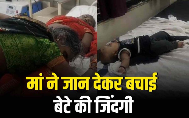 मऊगंज में दर्दनाक हादसा, मां ने जान देकर बेटे को बचाया