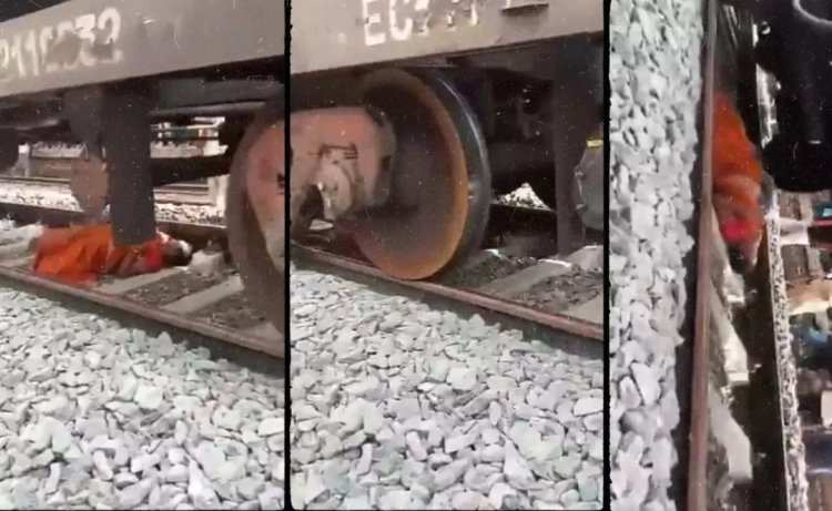 बिहार के बेगूसराय रेलवे स्टेशन पर एक महिला और लड़की के ऊपर से गुजरी मालगाड़ी