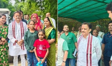 उप मुख्यमंत्री ने किया मुकुंदपुर व्हाइट टाइगर सफारी का निरीक्षण