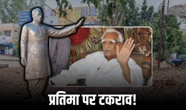 श्रीनिवास तिवारी की प्रतिमा स्थापना पर बवाल, नगर निगम और पुलिस आमने-सामने