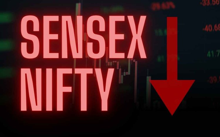 सेंसेक्स-निफ्टी में गिरावट, मिडकैप-स्मॉलकैप में मजबूती