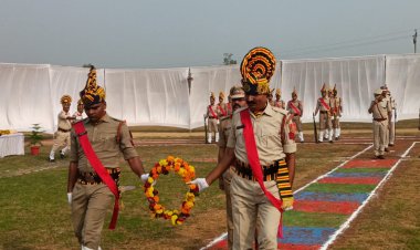 पुलिस स्मृति दिवस पर मऊगंज में शहीद पुलिसकर्मियों को दी गई श्रद्धांजलि, परेड और मार्च पास्ट के साथ कार्यक्रम सम्पन्न