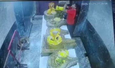 मऊगंज में भगवान भी सुरक्षित नही! शिव मंदिर देवतालाब में चोरी, CCTV फुटेज आया सामने
