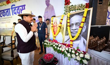 सरदार वल्लभभाई पटेल की 150वीं जयंती पर मध्यप्रदेश में एकता दिवस मनाया गया
