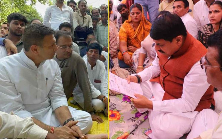 खंडवा हादसा: CM मोहन यादव और जीतू पटवारी पहुंचे पीड़ितों से मिलने