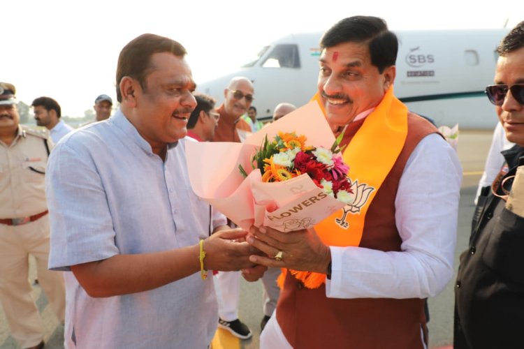 मुख्यमंत्री डॉ. मोहन यादव रीवा पहुंचे, सतना एवं चित्रकूट के कार्यक्रमों में होंगे शामिल