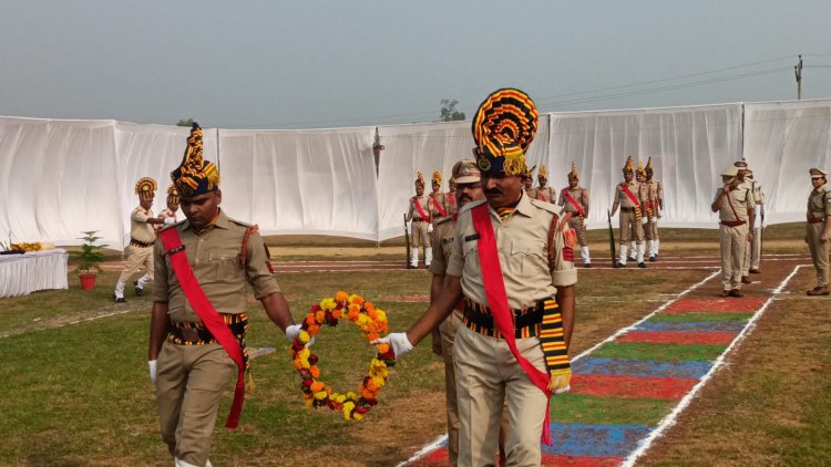पुलिस स्मृति दिवस पर मऊगंज में शहीद पुलिसकर्मियों को दी गई श्रद्धांजलि, परेड और मार्च पास्ट के साथ कार्यक्रम सम्पन्न