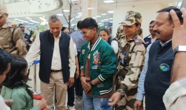 भारतीय क्रिकेट टीम की खिलाड़ी क्रांति गौड़ पहुंची भोपाल