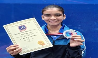 आराध्या पोरवाल ने जीता जूनियर नेशनल स्क्वैश चैंपियन 2025 का खिताब