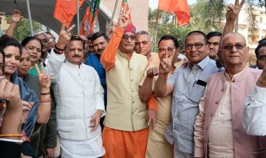 रीवा: बिहार में NDA की प्रचंड जीत पर BJP कार्यालय में जश्न, डिप्टी CM भी झूम उठे