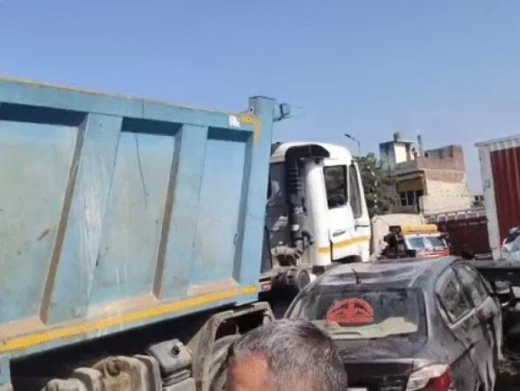 जयपुर में शराबी डंपर ड्राइवर ने 17 गाड़ियों को कुचला 13 की मौत