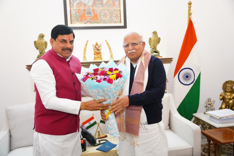 CM डॉ. यादव ने केंद्रीय मंत्री मनोहर लाल से की मुलाकात, सिंहस्थ की तैयारियों पर चर्चा