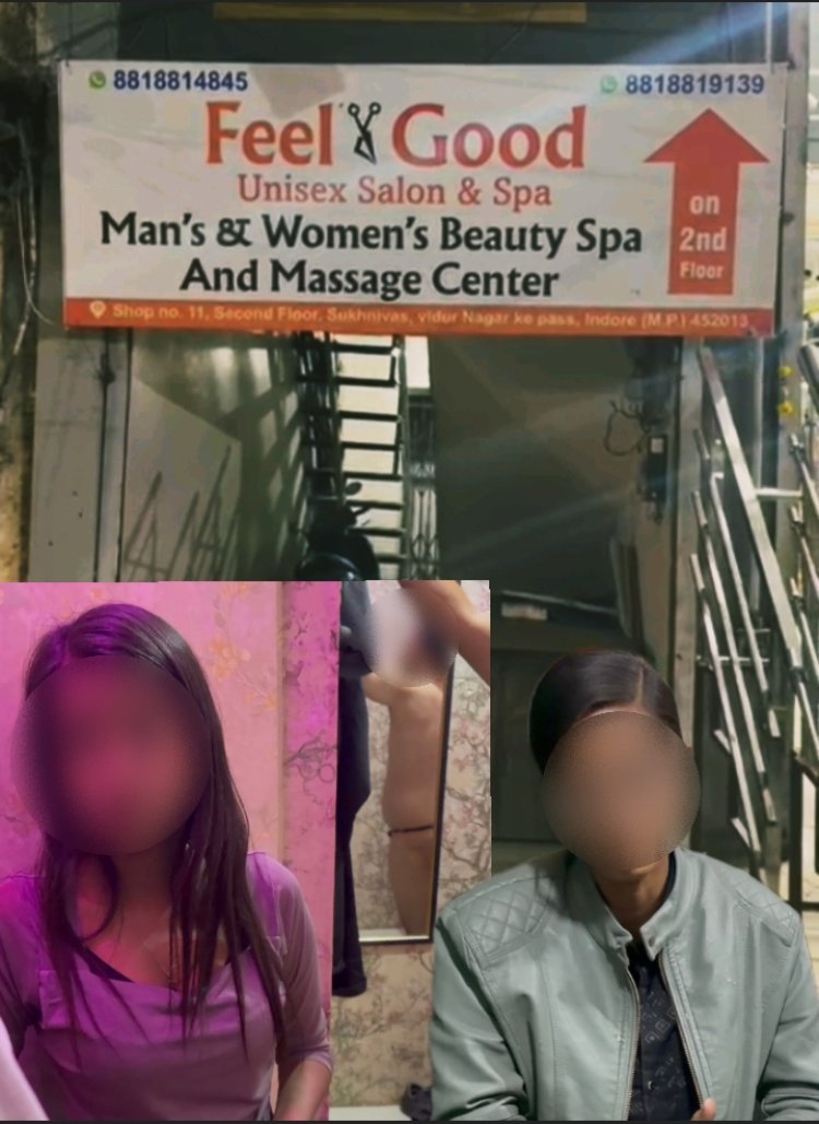 इंदौर: स्पा सेंटर पर बजरंग दल की दबिश, अनैतिक गतिविधियों का आरोप