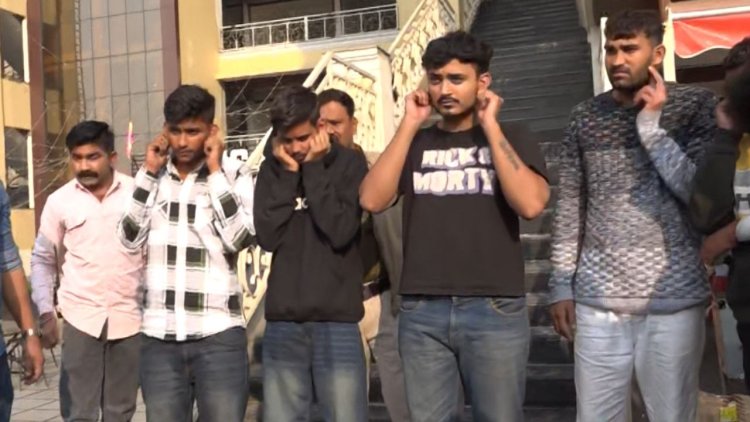 भोपाल में मैजिक स्पॉट कैफे में उत्पाद मचाने वाले आरोपियों की गिरफ्तारी