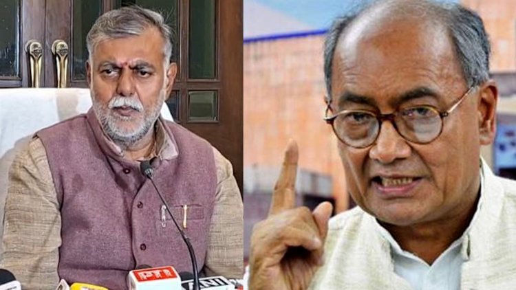 मंत्री प्रहलाद पटेल ने दिग्विजय सिंह की चुनौती स्वीकार कर किया पलटवार
