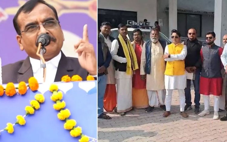 रीवा: IAS संतोष वर्मा के विवादित बयान पर ब्राह्मण समाज का उग्र विरोध