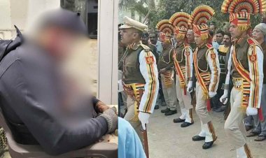 ड्यूटी के दौरान हत्या के बाद RPF आरक्षक पी.के. मिश्रा को रीवा में गार्ड ऑफ ऑनर