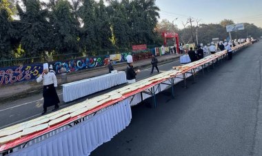 IHM भोपाल ने बनाया 269.9 फीट लंबा सैंडविच, रचा इतिहास