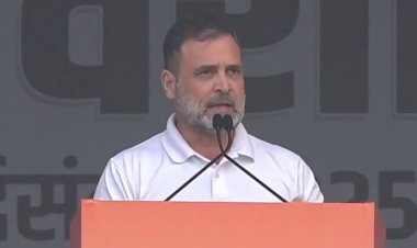 दिल्ली में कांग्रेस की रैली, राहुल गांधी बोले- BJP के लिए काम कर रहा चुनाव आयोग