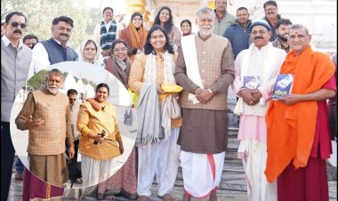 MP: मंत्री प्रहलाद पटेल की बेटी ने अमरकंटक से किया 1330 किमी लंबी नर्मदा परिक्रमा का शुभारंभ