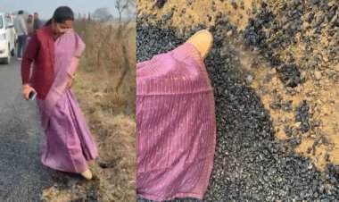 जनता के पैसों की लूट, सतना में घटिया सड़क निर्माण पर मंत्री का गुस्सा