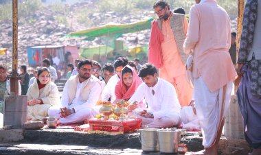 मां नर्मदा की परिक्रमा पर निकले सीएम डॉ. यादव के बेटे अभिमन्यु, देखें तस्वीरें