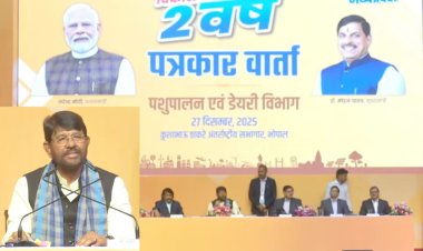 पशुपालन विभाग का बजट 2 साल में 71% बढ़ा, दुग्ध उत्पादन 20% तक ले जाने का लक्ष्य: मंत्री लखन पटेल