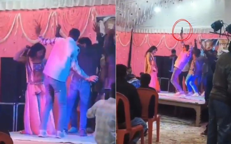 मऊगंज: डांस के दौरान पिस्टल लहराने का वीडियो वायरल, युवक गिरफ्तार