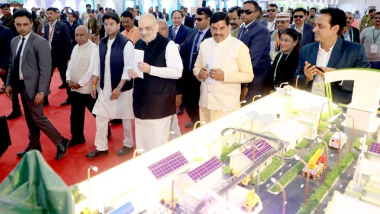 अभ्युदय मप्र ग्रोथ समिट का शुभारंभ: शाह बोले- ग्वालियर की मिट्टी ने बाल अटल को अटल बिहारी बनाया