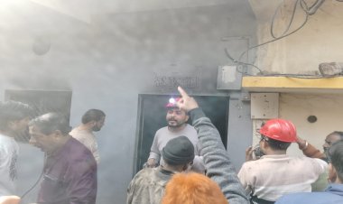 रीवा में शॉर्ट सर्किट से भड़की आग, गृहस्थी का सामान जलकर खाक