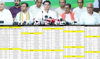 छत्तीसगढ़: 307 ब्लॉक कांग्रेस अध्यक्षों की सूची जारी, नाराज नेताओं के लिए बना ‘एडजस्टमेंट फॉर्मूला’