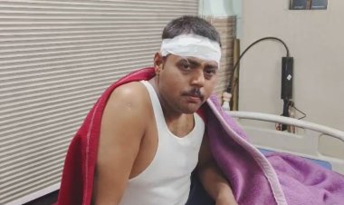 इंदौर : ड्यूटी पर तैनात ट्रैफिक पुलिसकर्मी पर हमला, शराब पीने वाले बदमाशों ने बेरहमी से पीटा