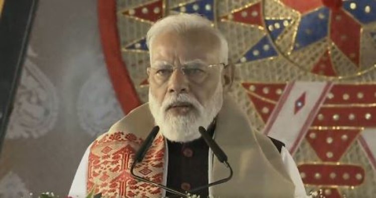 पीएम ने एलिवेटेड कॉरिडोर का किया भूमिपूजन, कहा- भाजपा पूरे देश में लोगों की पहली पसंद