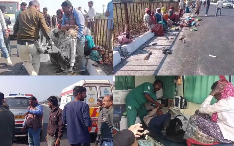 जबलपुर में तेज रफ्तार का कहर: कार ने 13 मजदूरों को कुचला, 2 की मौत, 7 की हालत गंभीर