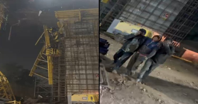 जबलपुर में बड़ा हादसा: बन रहे पुल की सेंट्रिंग गिरी, एक मजदूर की मौत, दो घायल