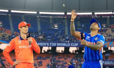 भारत बनाम नीदरलैंड: भारत को लगा चौथा झटका, कप्तान सूर्यकुमार 34 रन बनाकर आउट, भारत का स्कोर 16 ओवर में 134-4